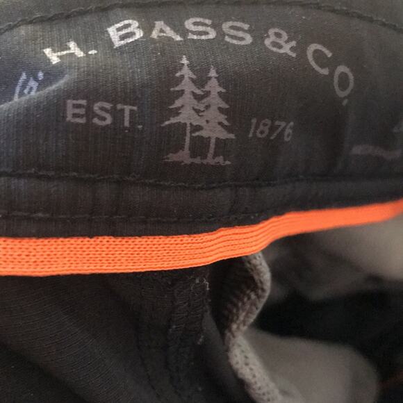 G.H. Bass & Co Black Polyester Shorts Men's Size 32 - Picture 5 of 7